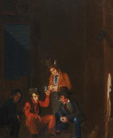 John Wesley Jarvis Lafitte Brothers in Dominique Yous Bar oil painting image